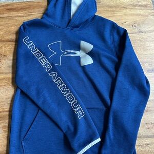 Under Armour Blue Sweater with Iconic Logo